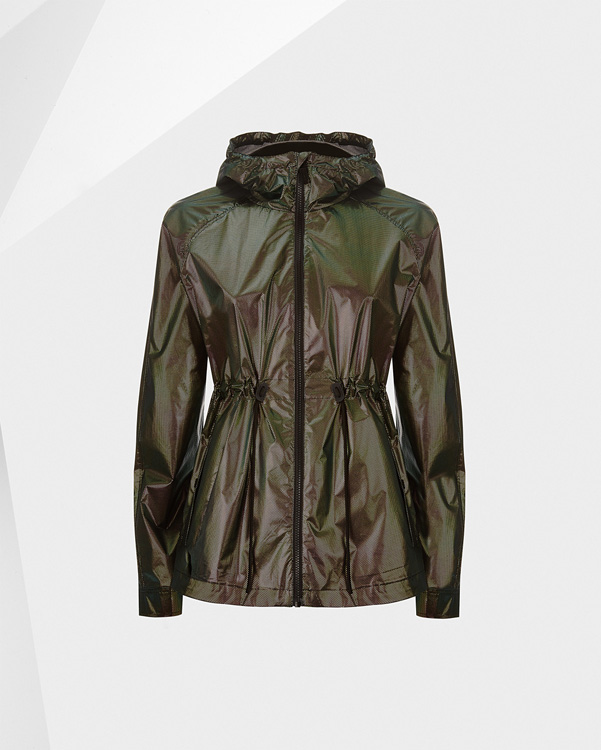  Hunter women's original packable jacket : aurora borealis