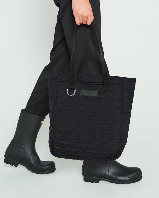  Hunter original quilted tote bag : black