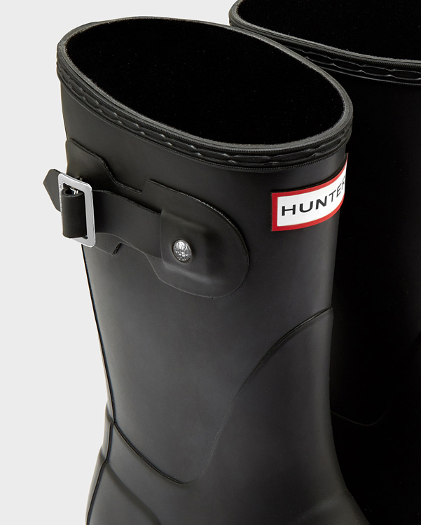  Hunter women's original short wellington boots : black