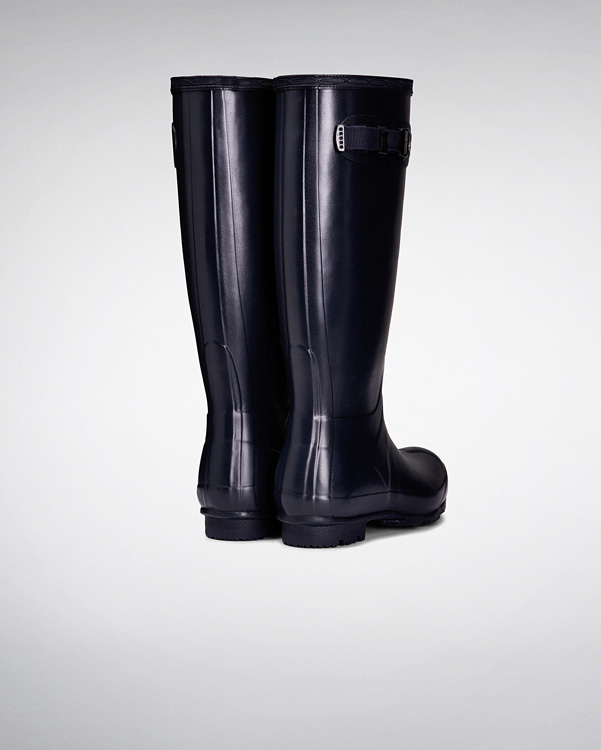  Hunter women's norris field wellington boots : navy