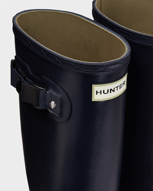  Hunter women's norris field wellington boots : navy