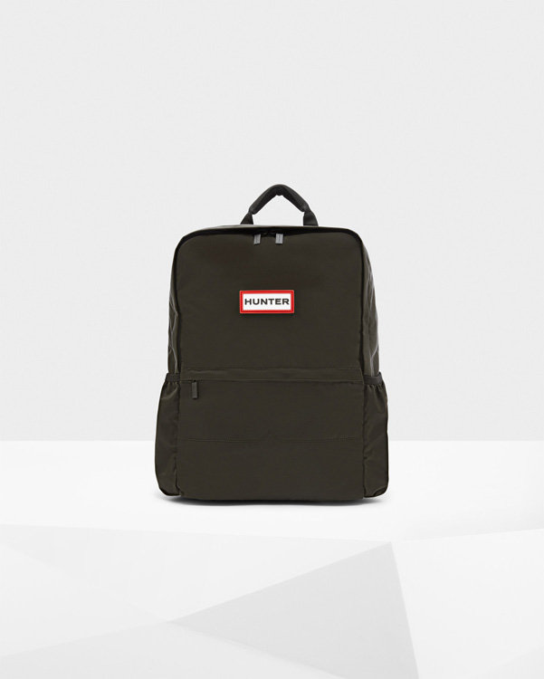  Hunter original nylon large backpack : dark olive