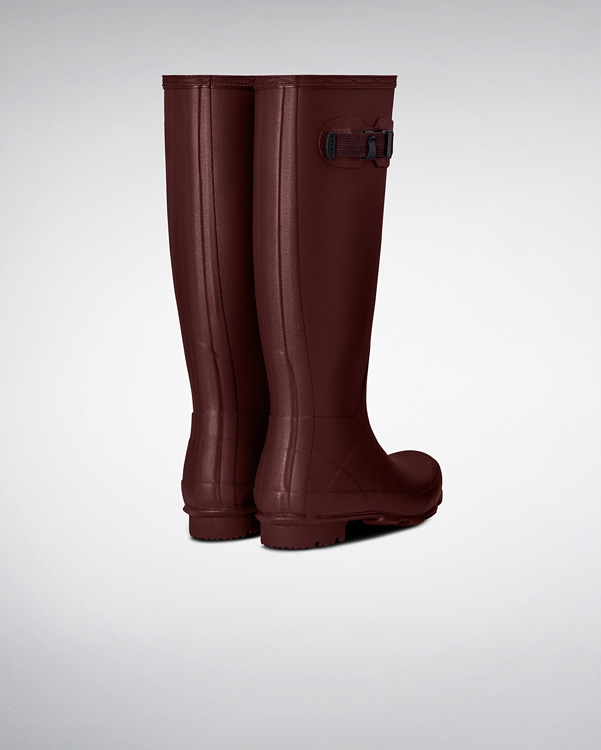  Hunter women's norris field wellington boots : dulse