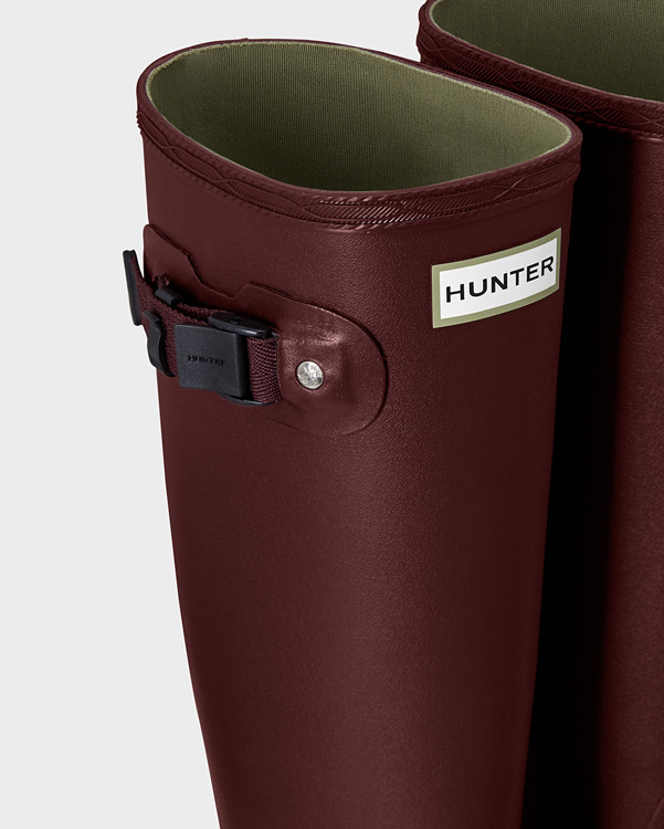  Hunter women's norris field wellington boots : dulse