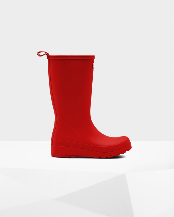  Hunter original play tall wellington boots : hunter red