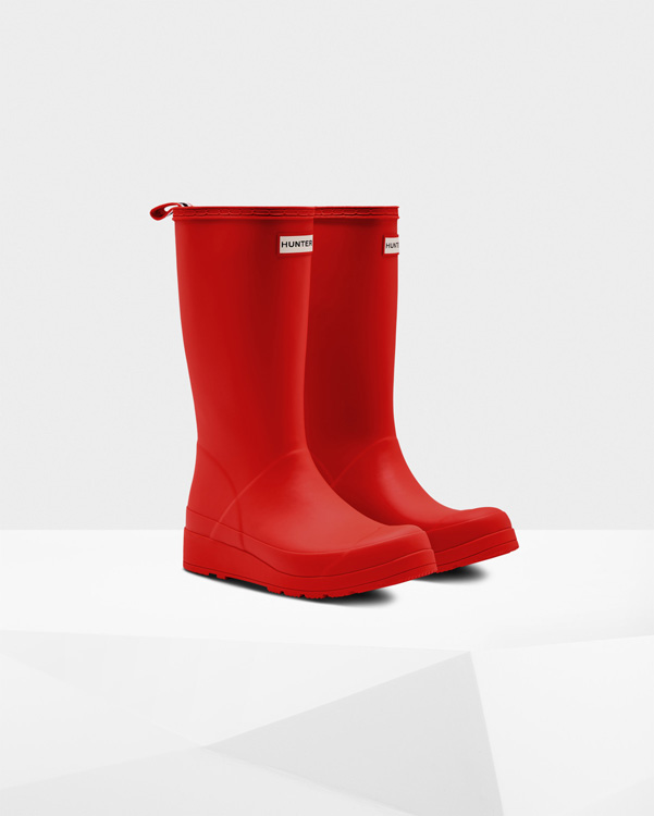  Hunter original play tall wellington boots : hunter red