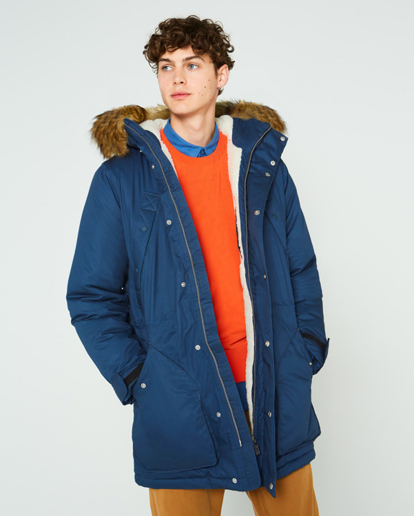  Hunter men's original insulated parka jacket : mineral