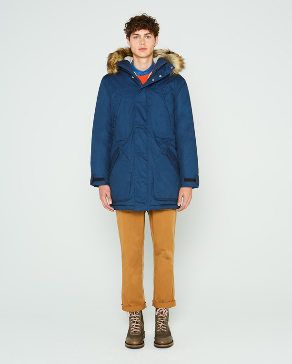  Hunter men's original insulated parka jacket : mineral