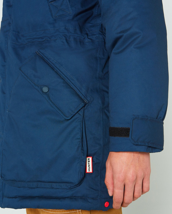  Hunter men's original insulated parka jacket : mineral