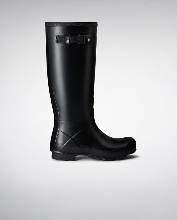  Hunter women's norris field wellington boots : black