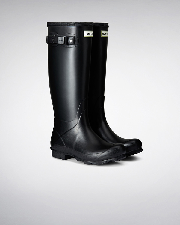  Hunter women's norris field wellington boots : black