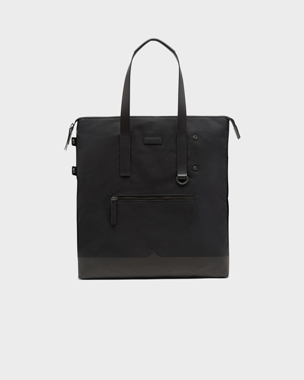  Hunter original canvas moustache tote : black