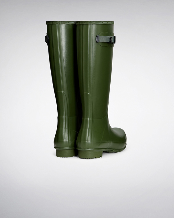  Hunter men's norris field wellington boots : vintage green