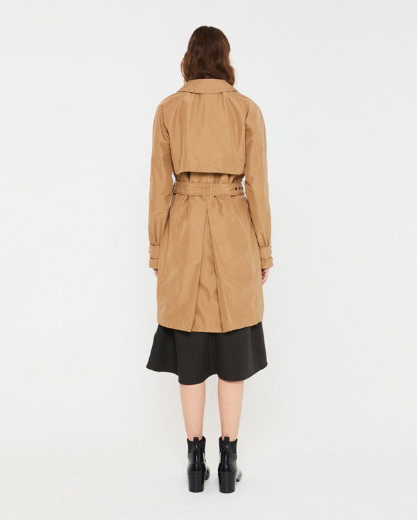  Hunter women's refined mid-length trench coat : pluto