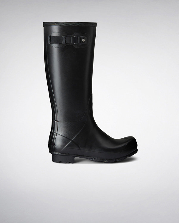  Hunter men's norris field wellington boots : black