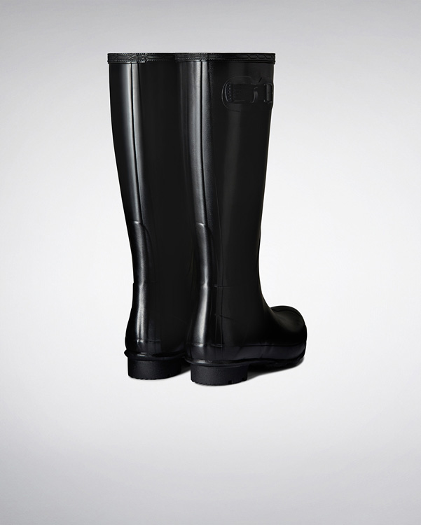  Hunter men's norris field wellington boots : black