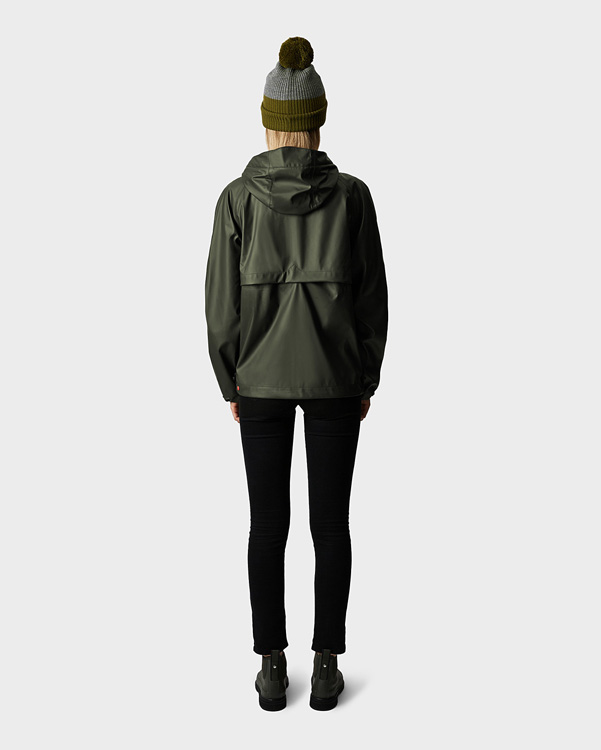  Hunter original rubberised windcheater : dark olive