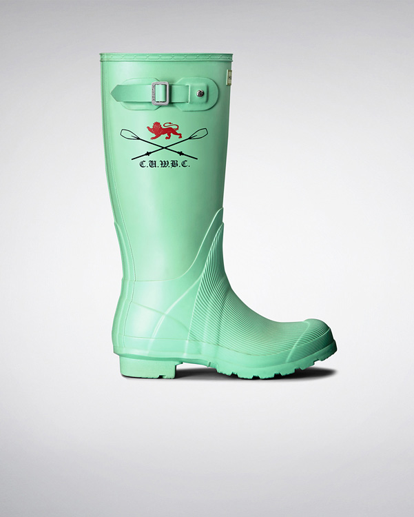  Hunter the official women's cambridge boat race boots : light blue