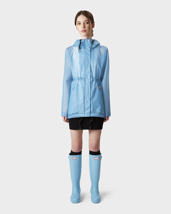  Hunter women's original vinyl smock : pale blue