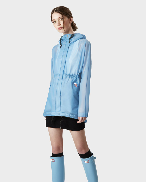  Hunter women's original vinyl smock : pale blue