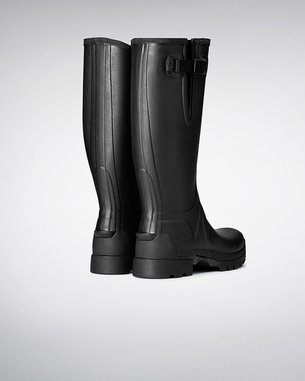  Hunter men's balmoral adjustable 3mm neoprene wellington boots : black