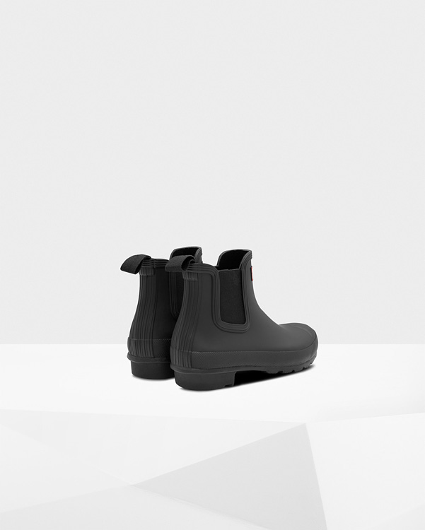  Hunter women's original chelsea boots : black