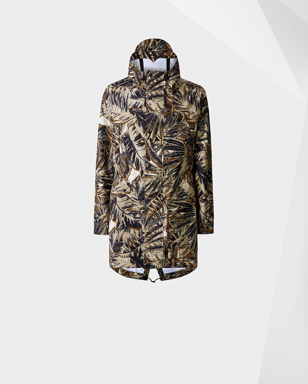  Hunter men's original 3 layer parka : linen green jungle camo