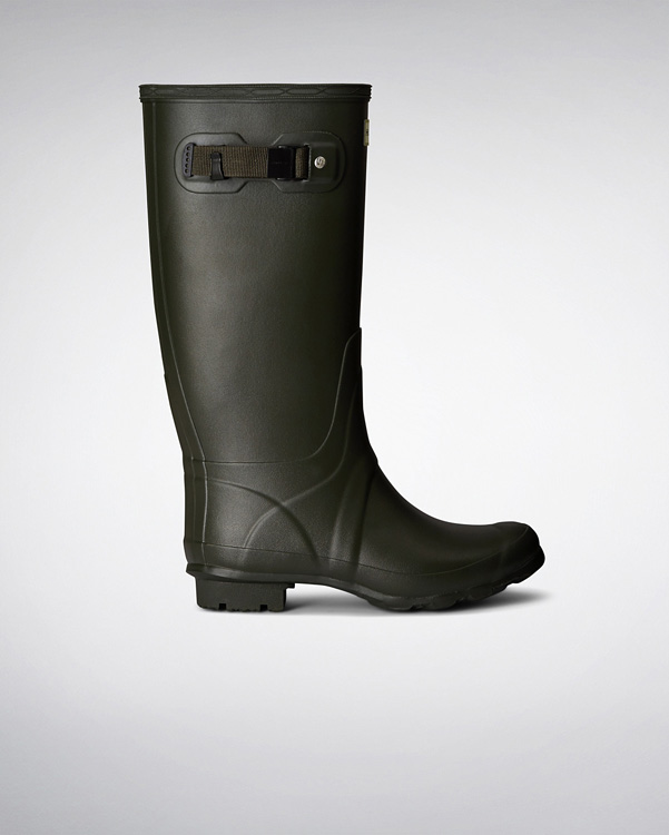  Hunter women's huntress wellington boots : dark olive