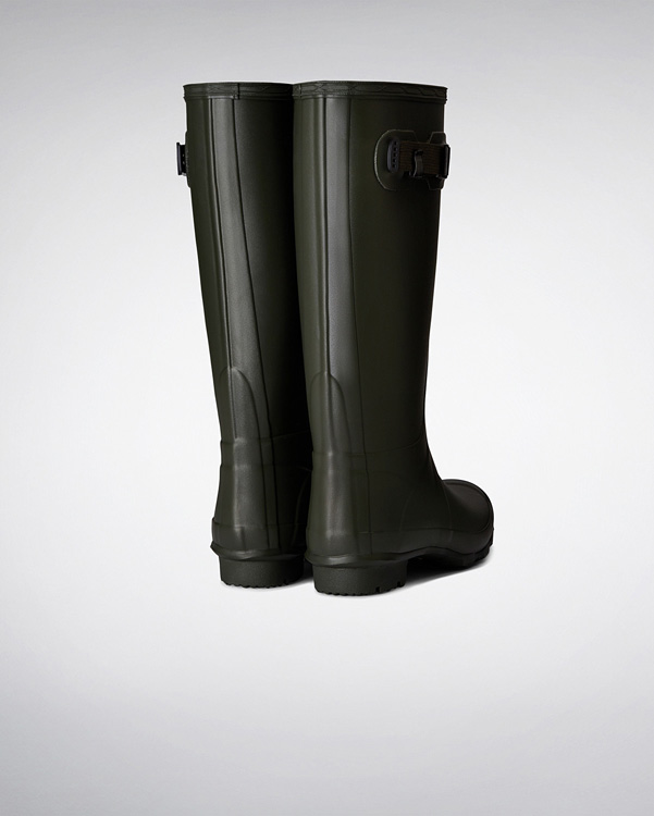  Hunter women's huntress wellington boots : dark olive