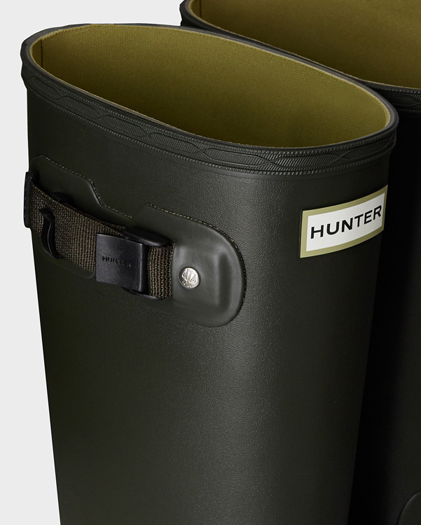  Hunter women's huntress wellington boots : dark olive