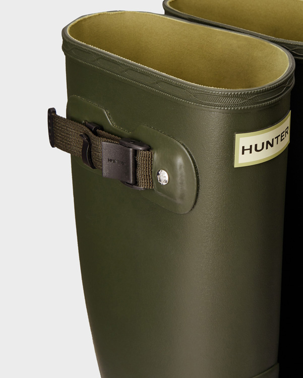  Hunter women's huntress wellington boots : dark olive