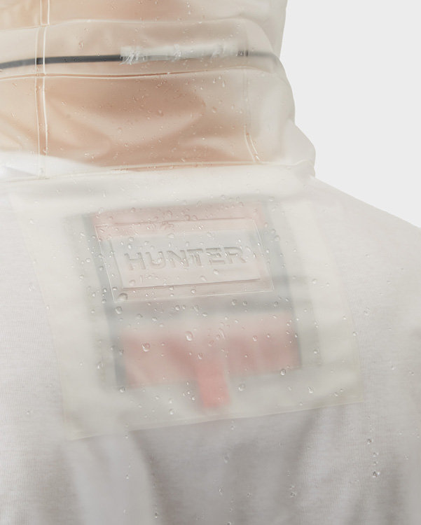  Hunter men's original vinyl windcheater : white