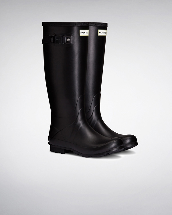  Hunter women's norris field neoprene lined wellington boots : black