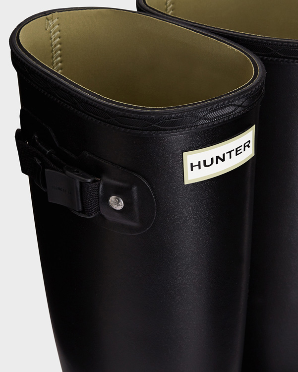  Hunter women's norris field neoprene lined wellington boots : black