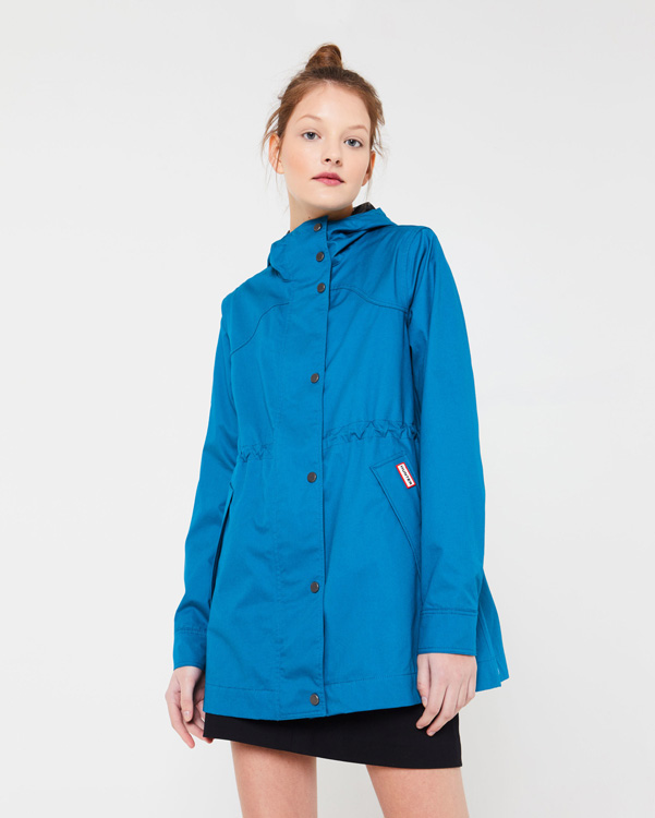  Hunter women's original cotton smock : ocean blue