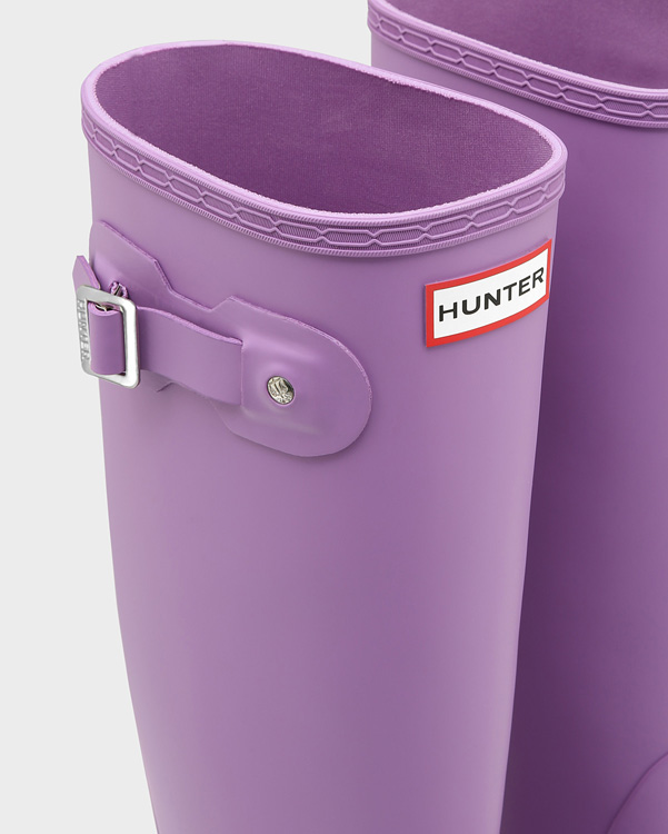  Hunter women's original tall wellington boots : thistle