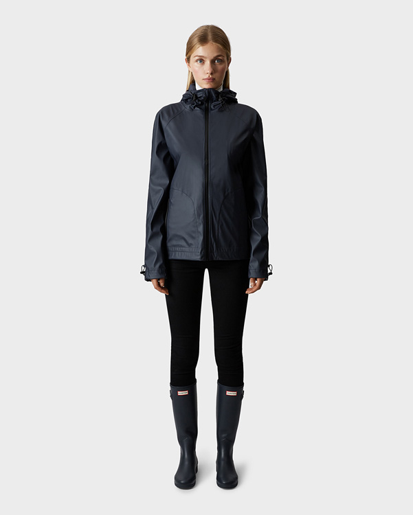  Hunter original rubberised windcheater : navy