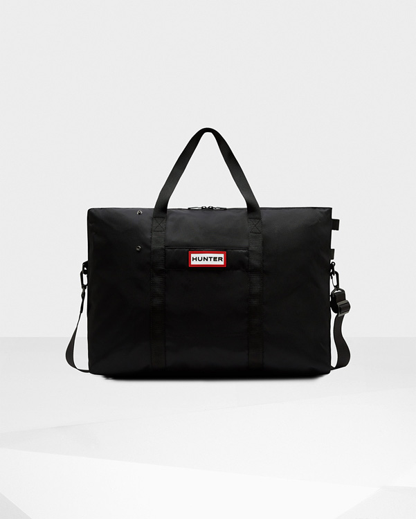  Hunter original nylon weekender : black