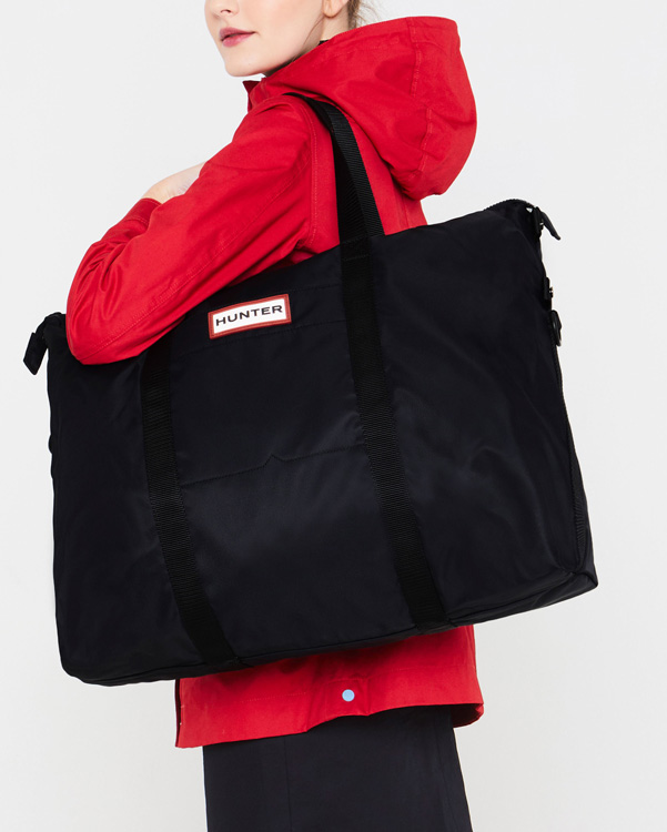  Hunter original nylon weekender : black