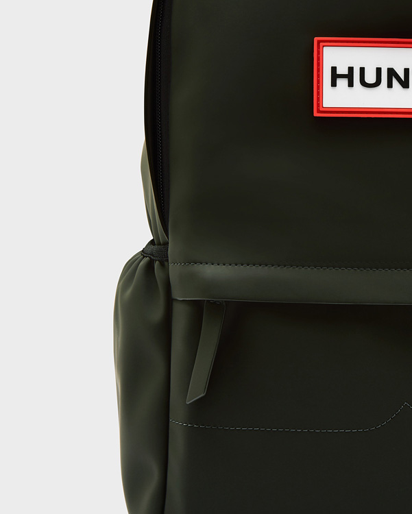  Hunter original rubberised backpack : dark olive