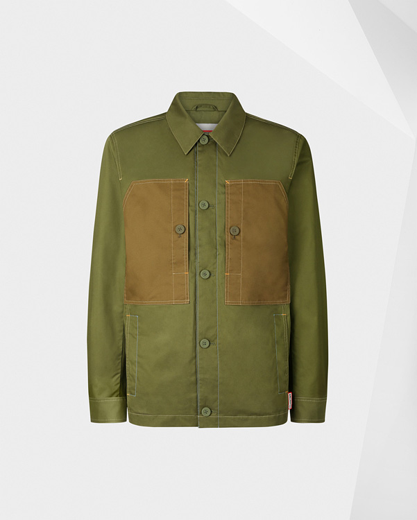  Hunter men's original garden shirt : khaki / bright khaki