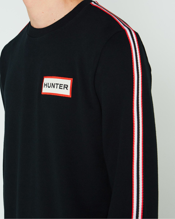  Hunter men's original campus sweatshirt : black