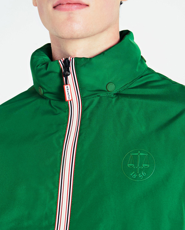  Hunter men's original lightweight insulated shell jacket : hyper green