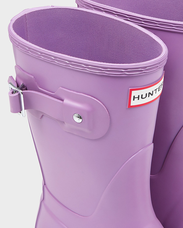  Hunter women's original short wellington boots : thistle