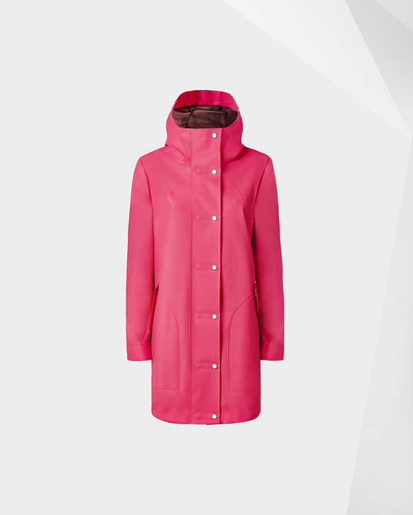  Hunter women's original rubberised hunting coat : bright pink