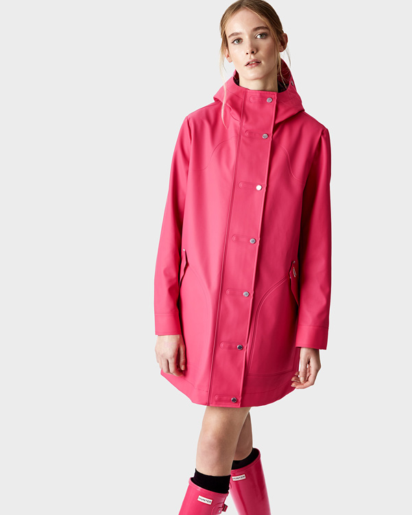  Hunter women's original rubberised hunting coat : bright pink