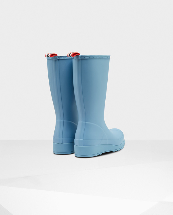  Hunter original play tall wellington boots : pale blue