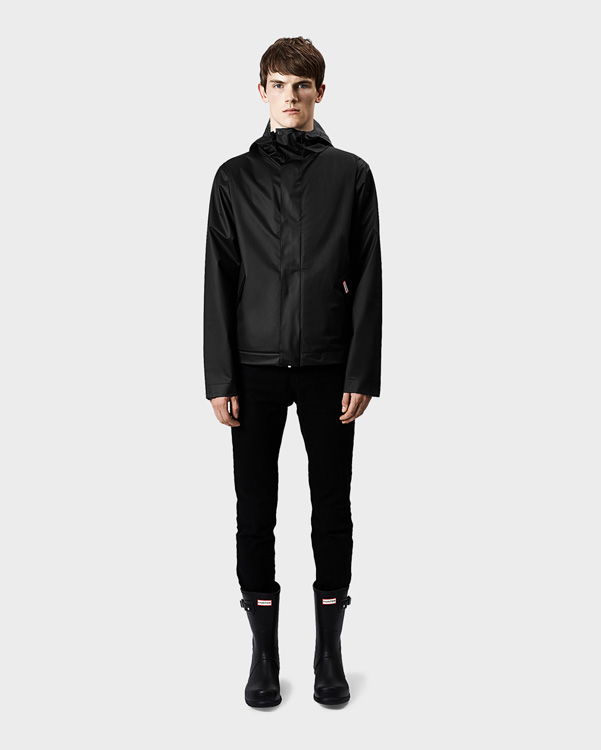  Hunter men's original vinyl windcheater : black