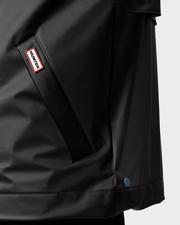  Hunter men's original vinyl windcheater : black