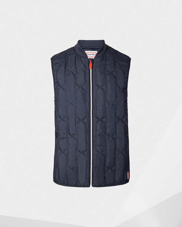  Hunter men's original midlayer gilet : navy